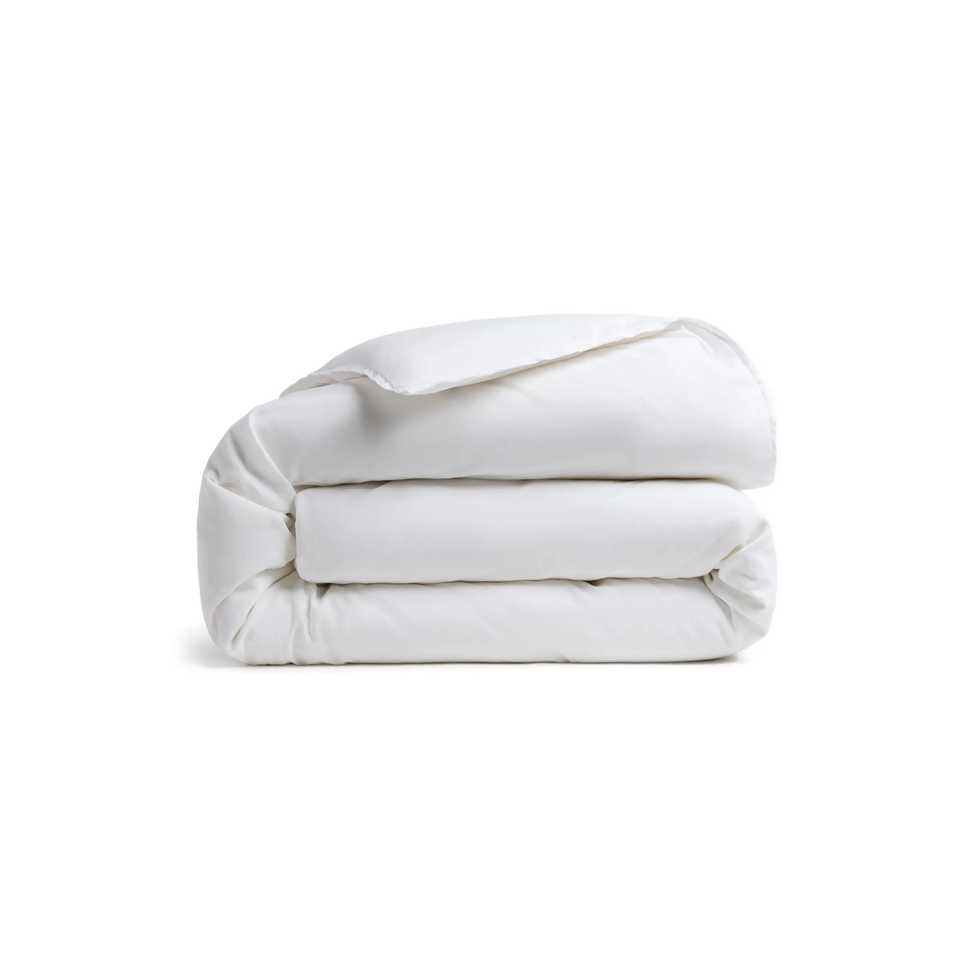 Housse de couette en satin de coton biologique doux et luxueux