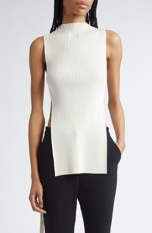 Rita Belted Sleeveless Rib Top