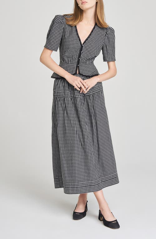 Gemma Plaid Pleated Skirt