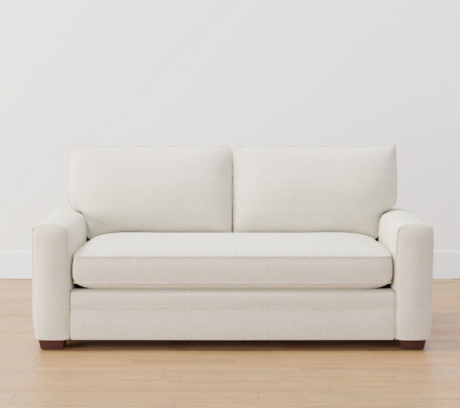 Pearce Square Arm Sleeper Sofa with Memory Foam Mattress 