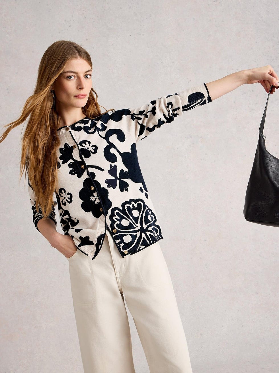 Lulu Print Cardi