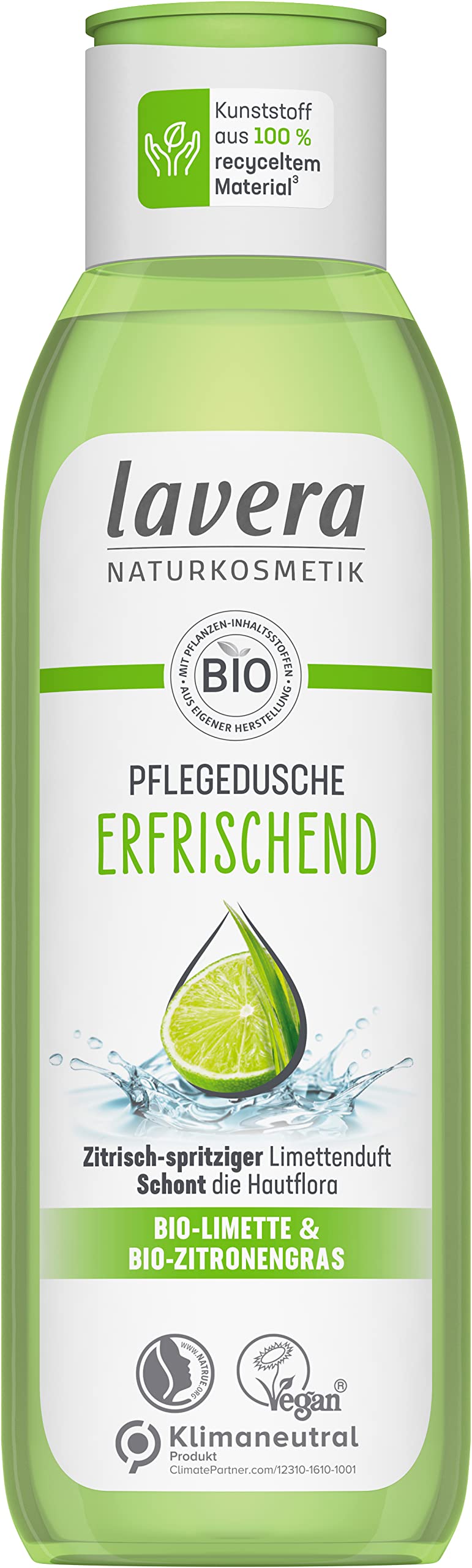 Bagno Doccia rinfrescante al Limette biologico & citronella biologica, formula vegan