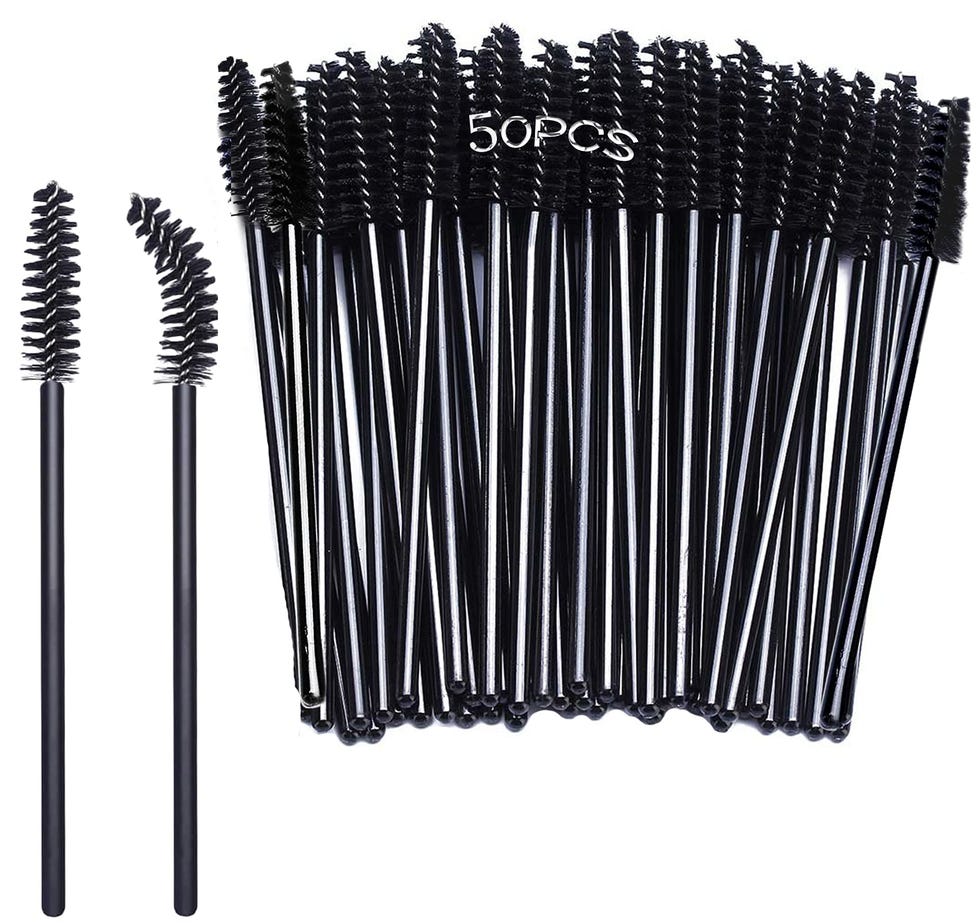 Illuva 50 Piezas Desechables Cepillos de Pestañas y Cejas