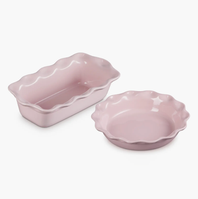 Heritage Fluted Pie and Fluted Loaf Dish Set