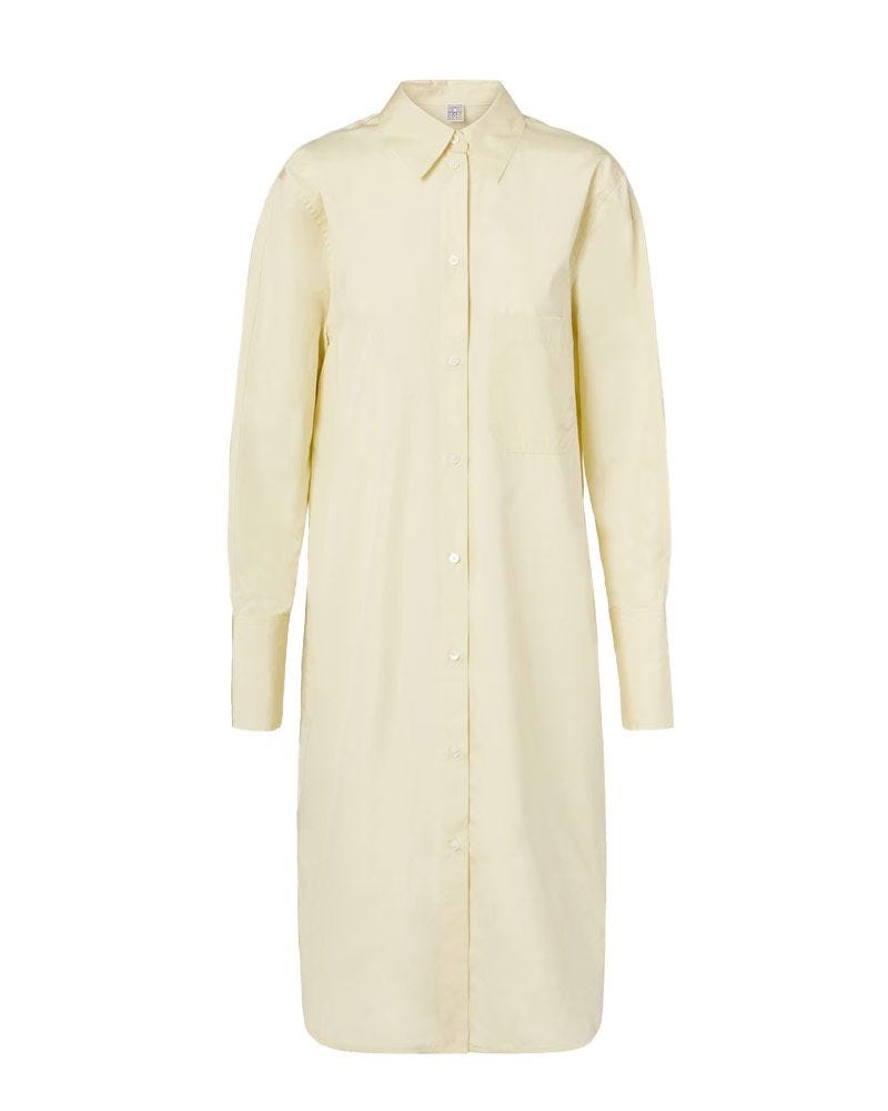 Cotton Poplin Shirt Dress