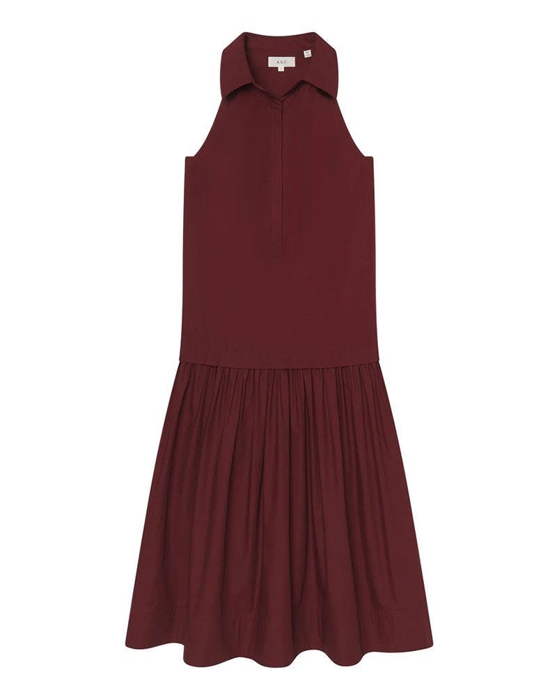 Vera Poplin Maxi Shirtdress