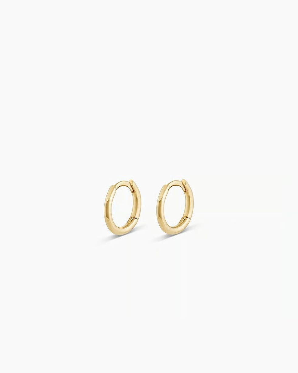 14k Gold Classic Huggies