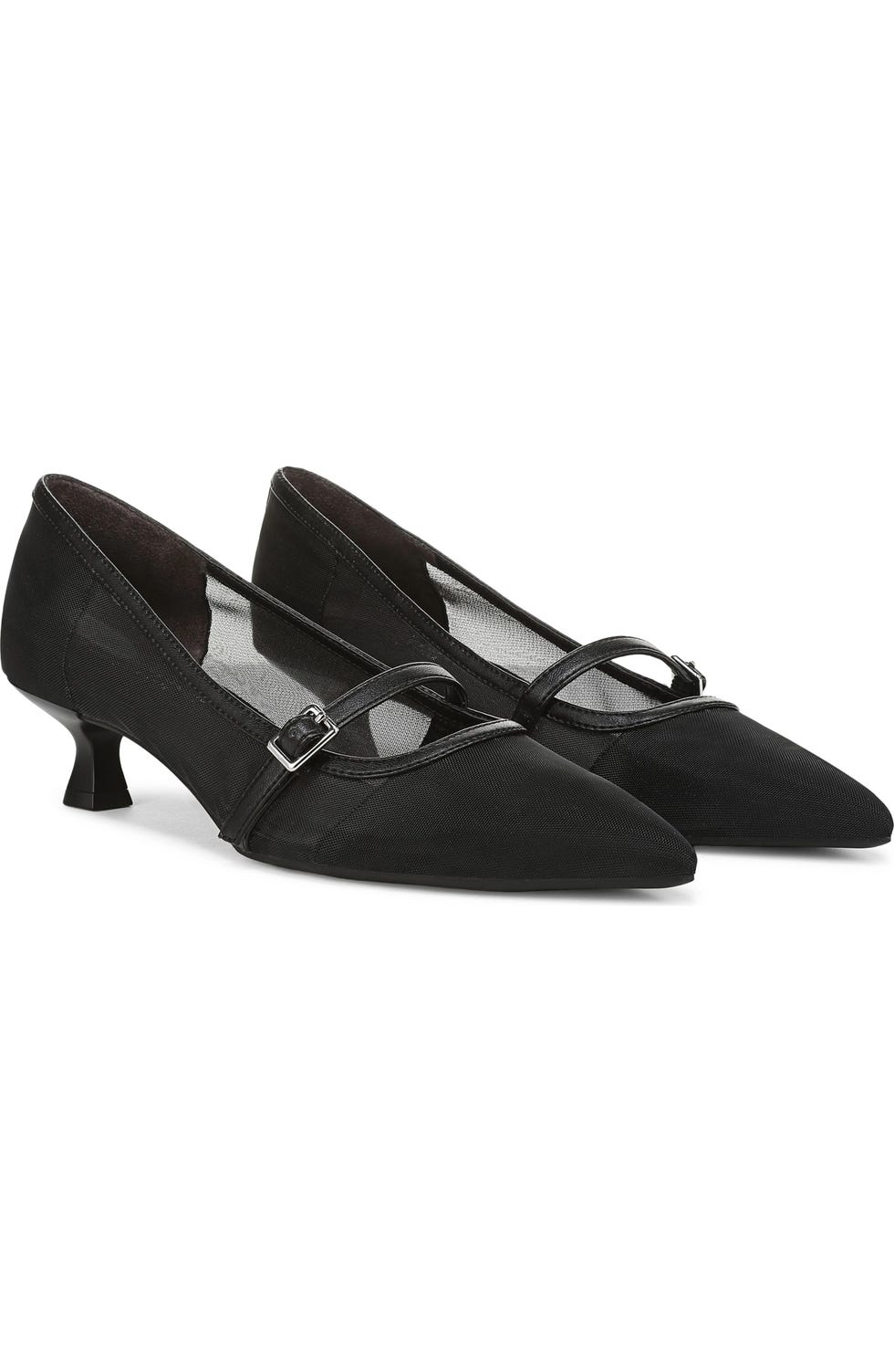 Madelyn Mary Jane Pumps mit spitzer Zehenpartie und Kitten Heel