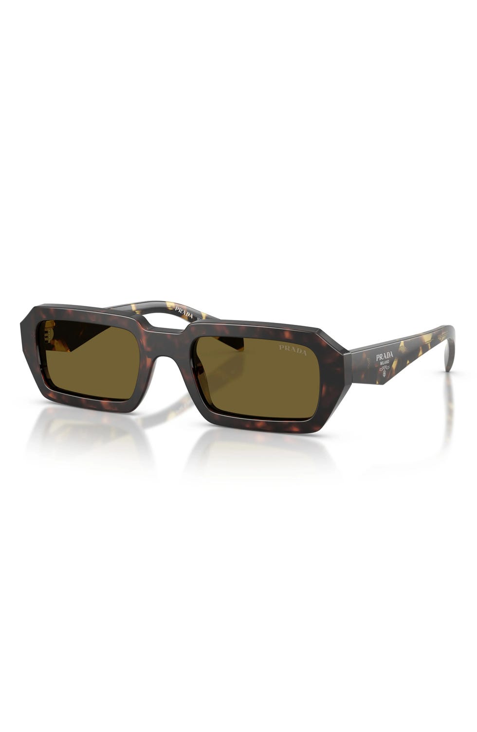 52 mm rechteckige Sonnenbrille
