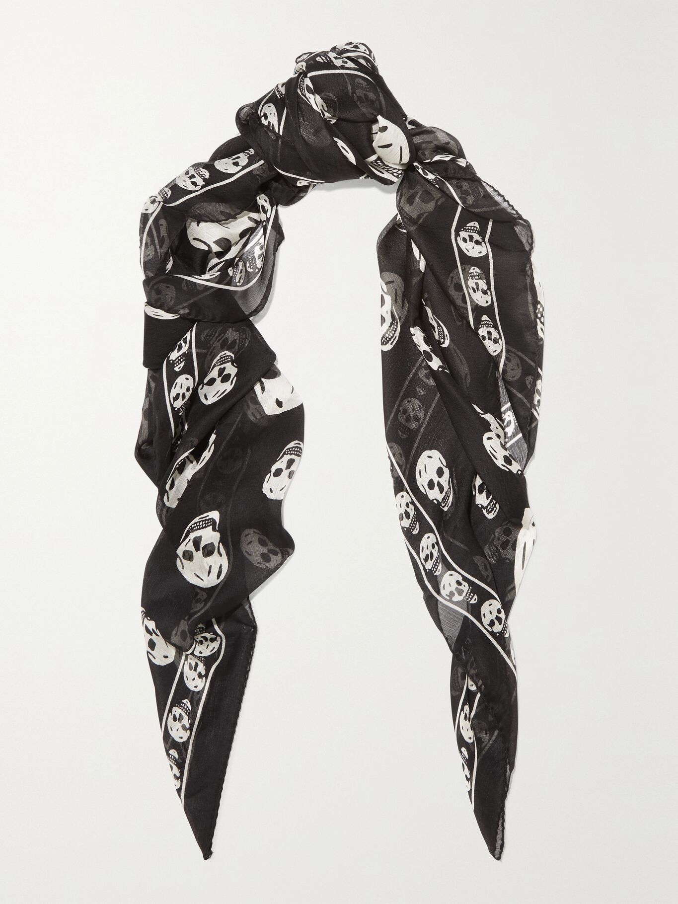 スカーフ Alexander McQueen Scarves Alexander McQueen Skull Print Scarf