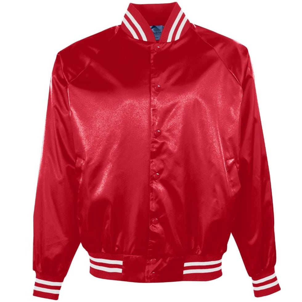Satin Baseball Jacket
