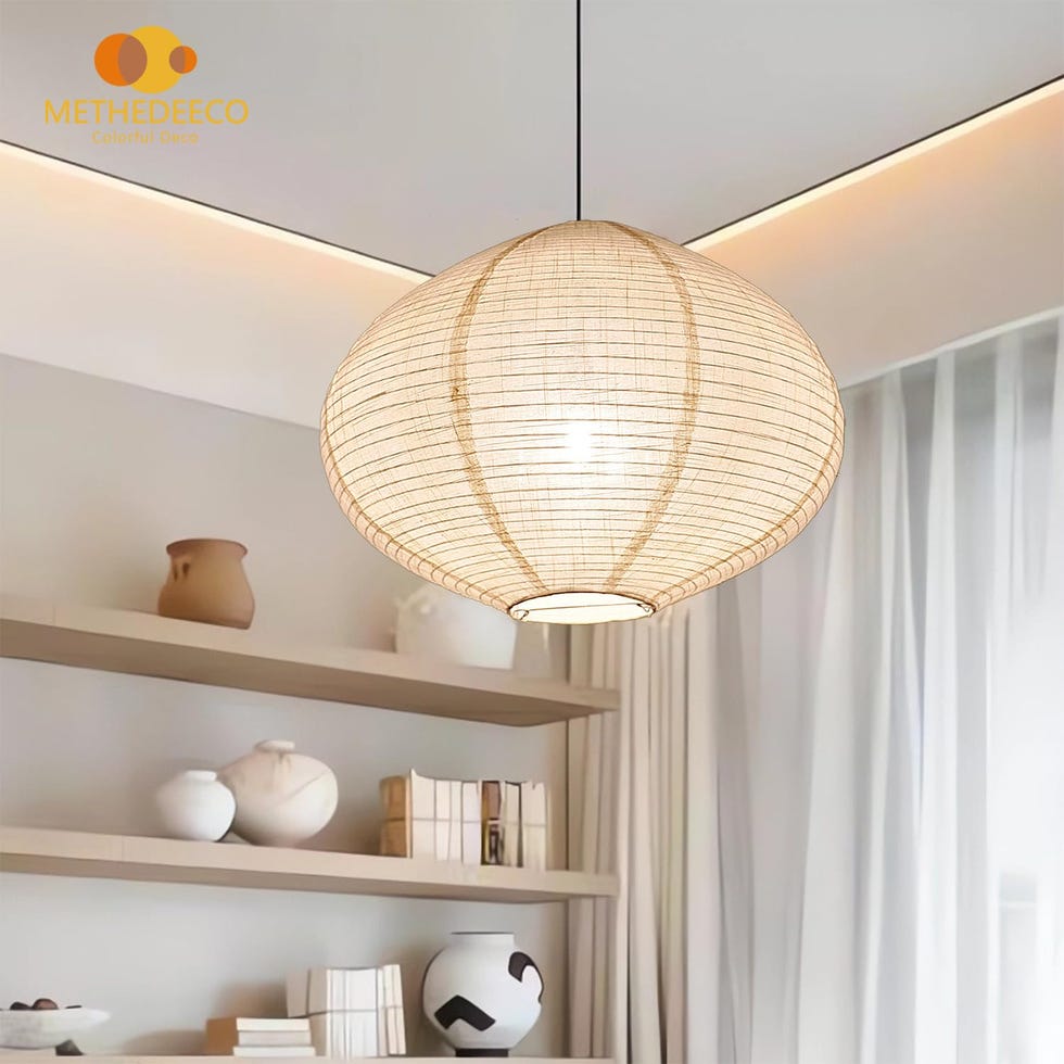 Handmade Linen Pendant Light Shades 