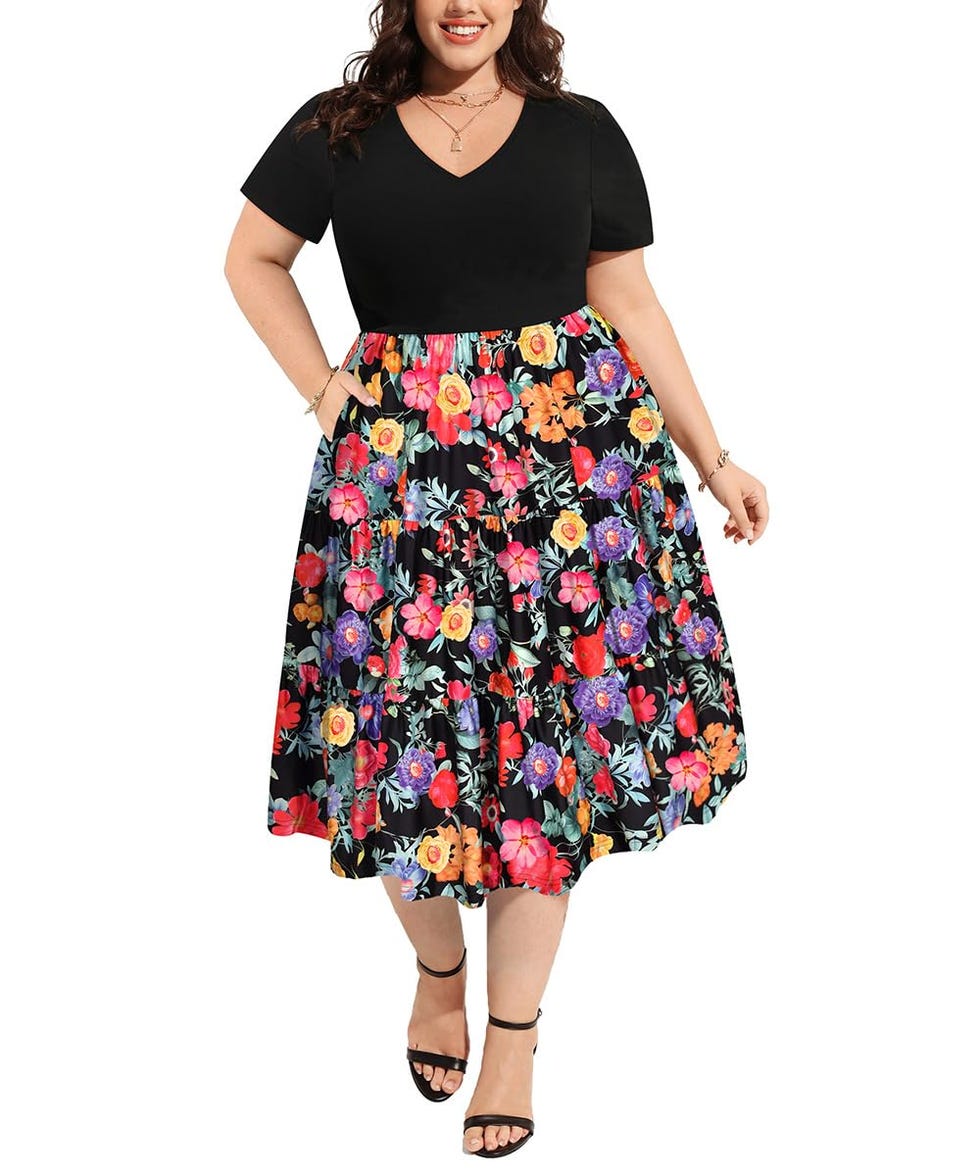 Short Sleeve Tiered Dress