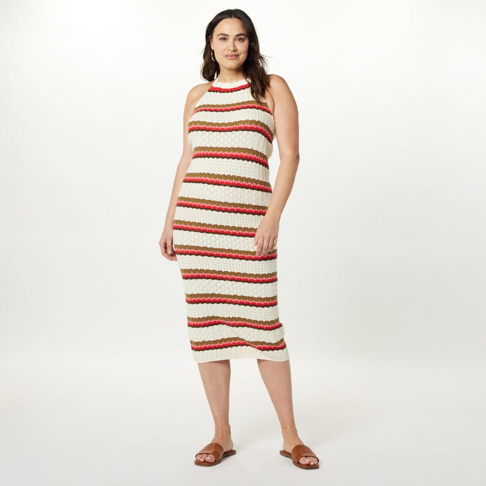 Sleeveless Crochet Midi Dress