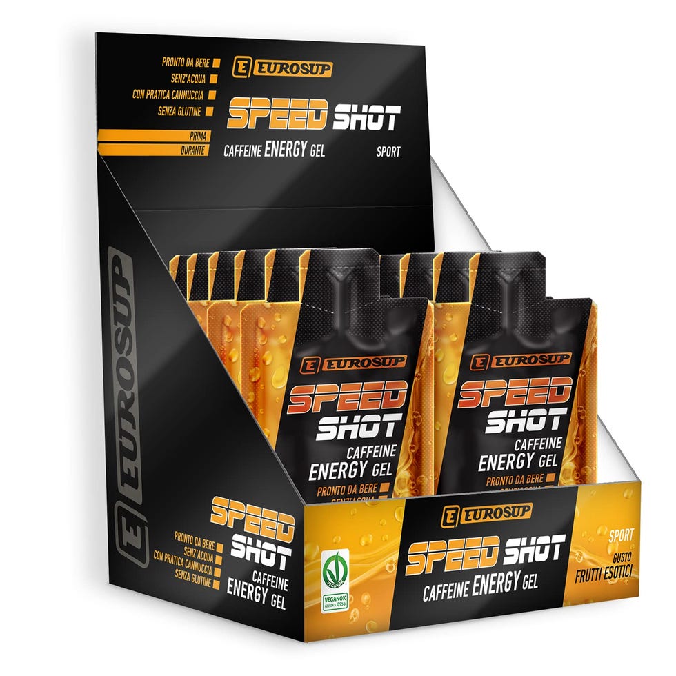 I gel energetici al gusto frutti esotici Speed Shot di Eurosup