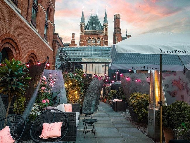 St. Pancras Terrace with Laurent-Perrier