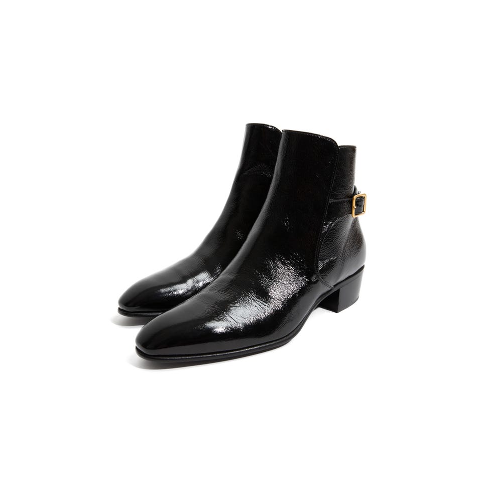 Botas de cuero Jodhpur con hebilla