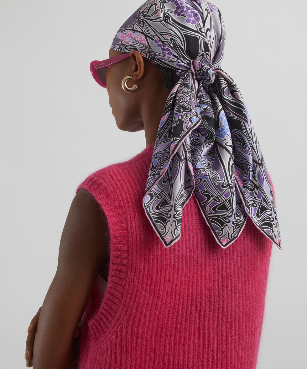 Lanthe Silk Foulard Scarf by Liberty London 