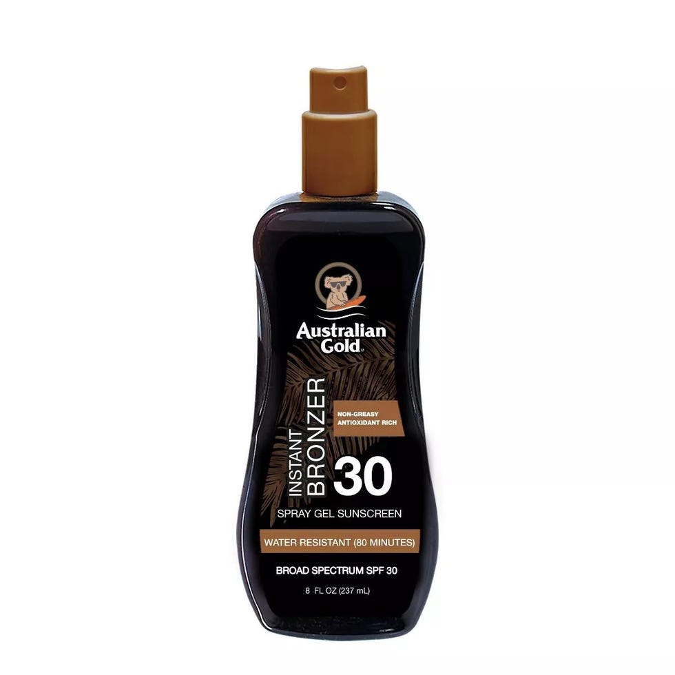 Spray Gel Solaire avec Bronzant Instantané