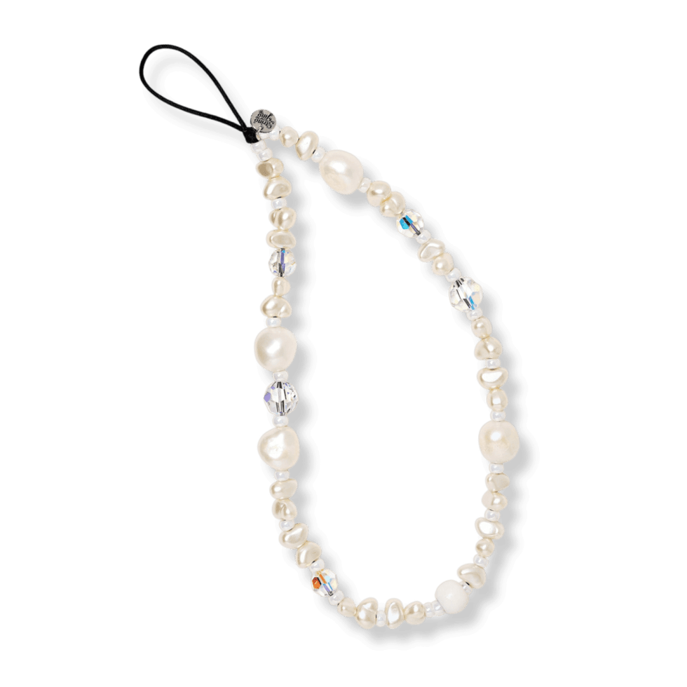 Venus Pearl Trap Wristlet Phone Strap