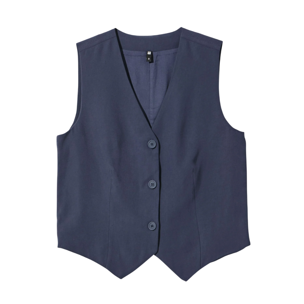 Sarie gilet donkerblauw 