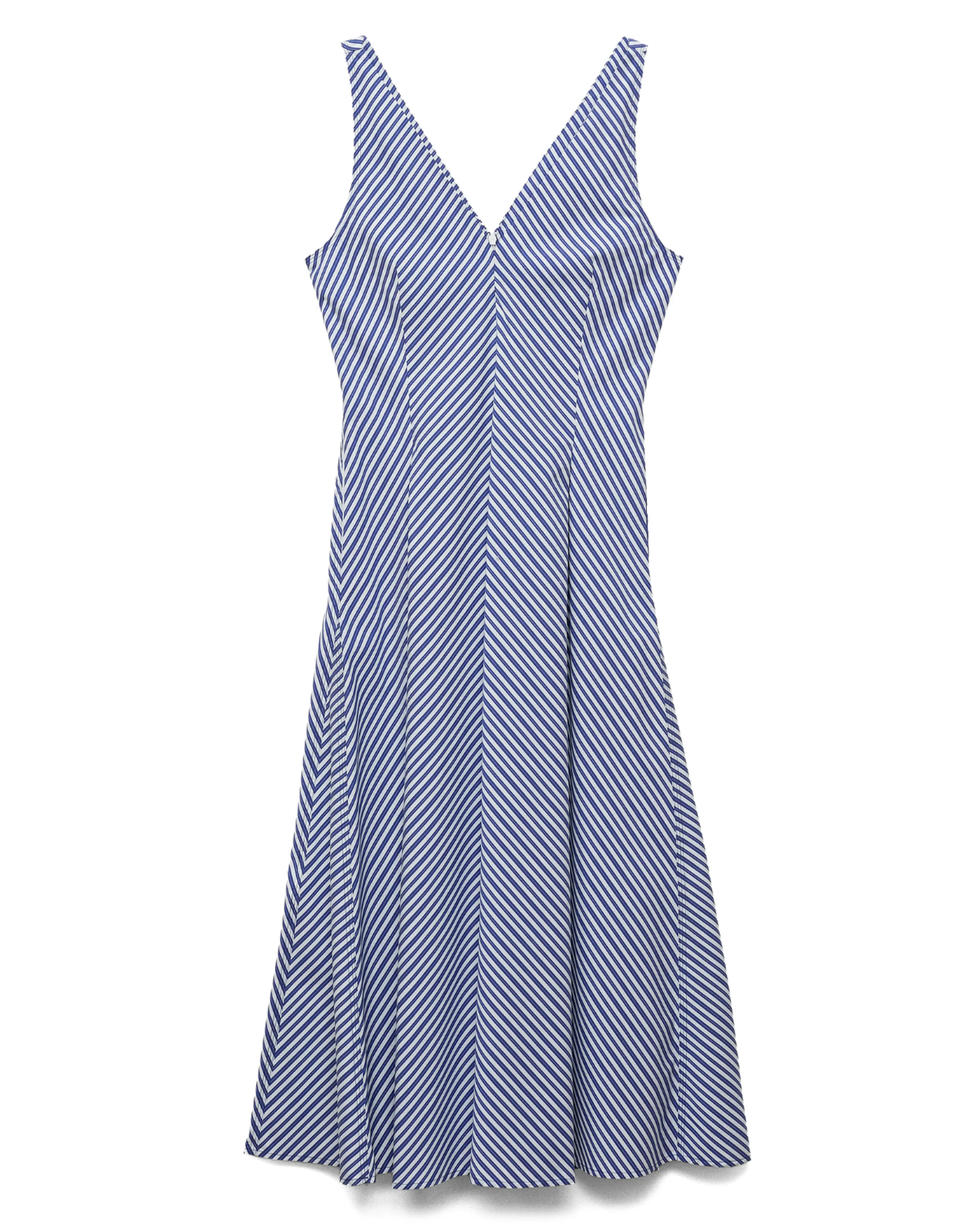 Prima Stripe Midi Dress