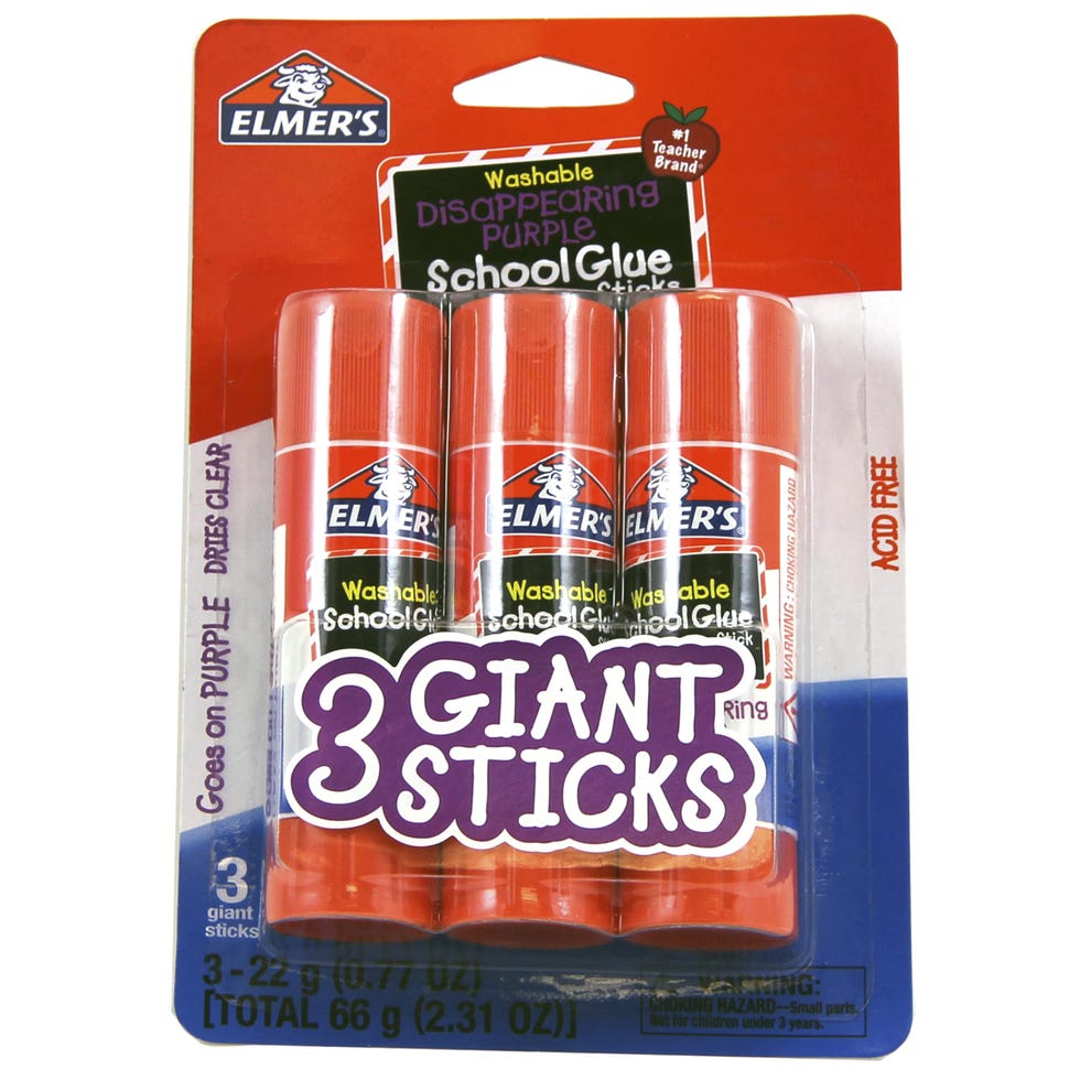 Disappearing Purple Washable School Glue Sticks