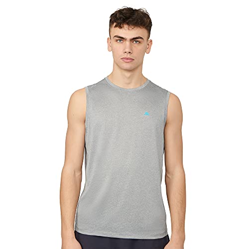 Camiseta deportiva de tirantes en color gris
