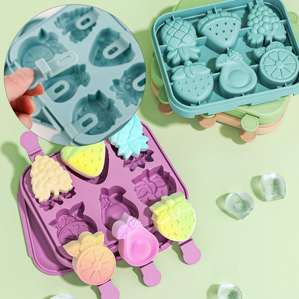 Moldes de silicona para helados de frutas