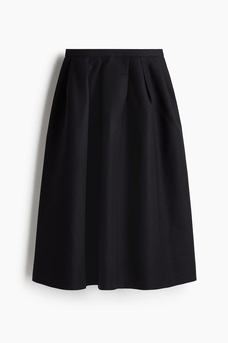 : Falda midi evasé
