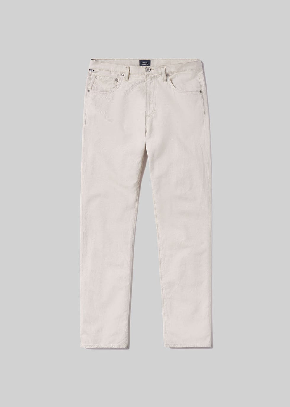 Gage Slim Straight Linho Elástico