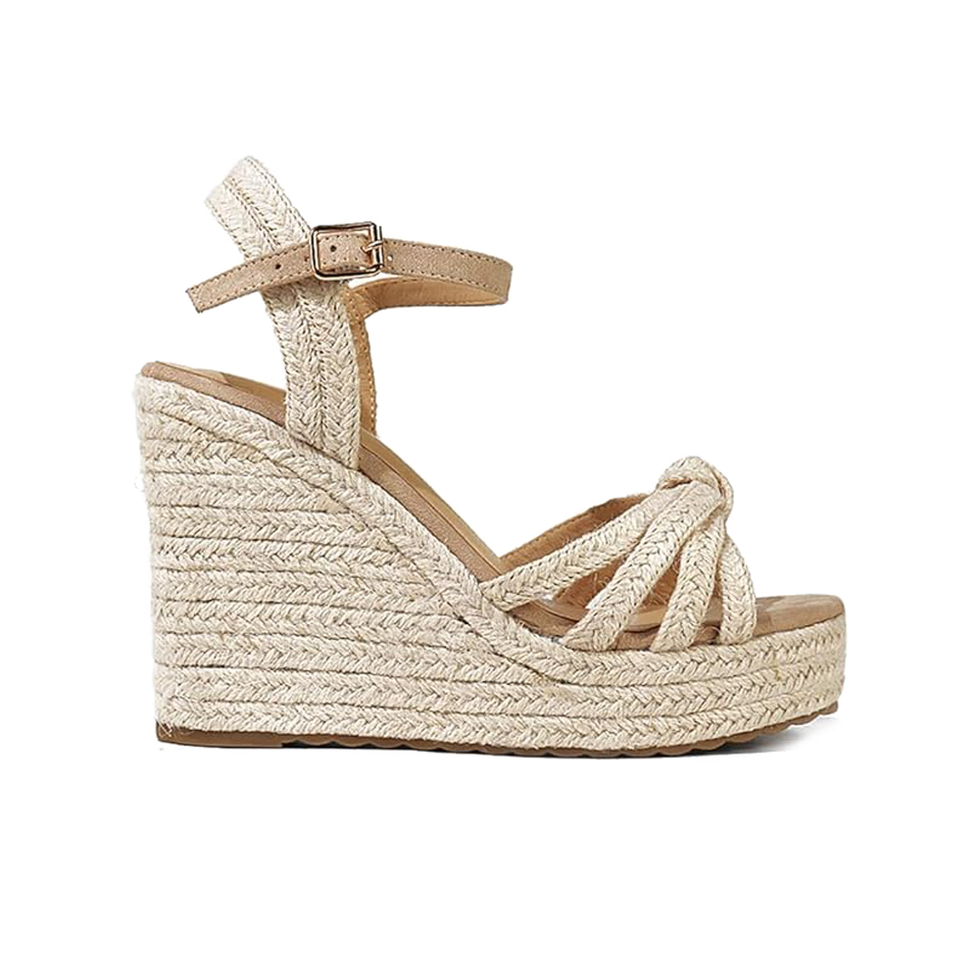 Open Toe Wedges Heel Espadrille