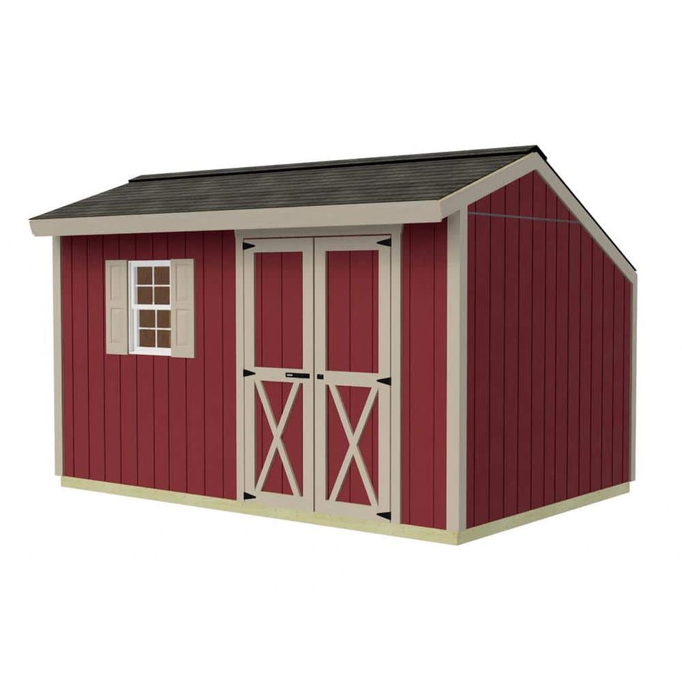 SaltBox 8' x 12' Wood Shed Kit