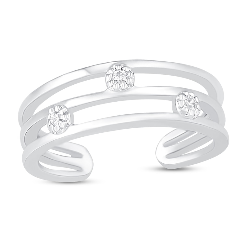 Diamond Accent Toe Ring 