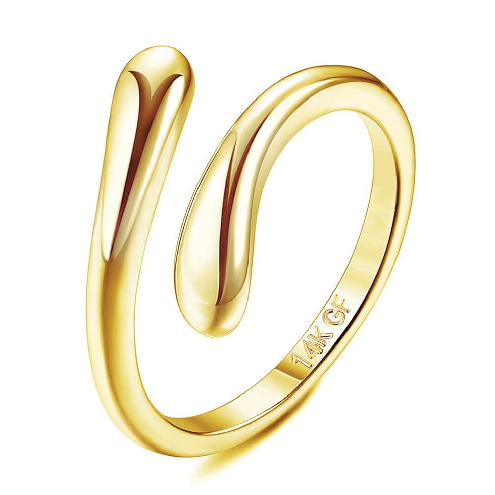 Gold Filled Toe Ring, Adjustable 