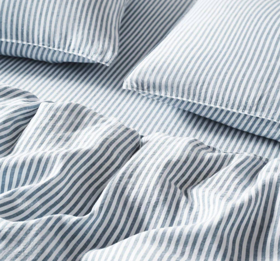Washed European Linen Core Sheet Set