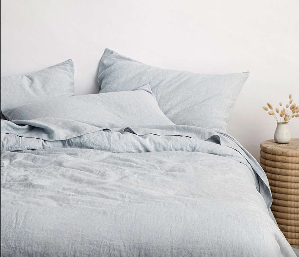Linen Sheet Set With Pillowcases 
