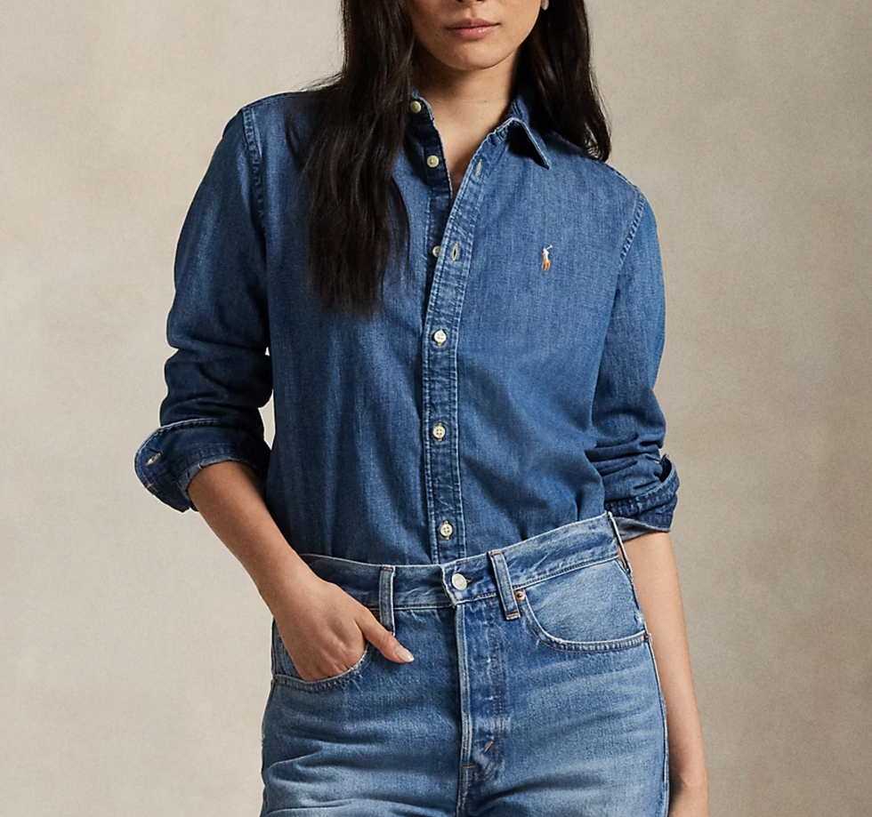 Slim Fit Denim Shirt