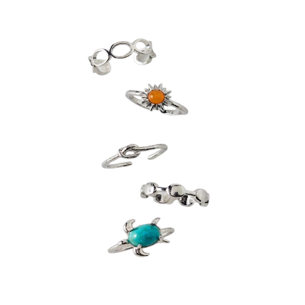 Sol Midi & Toe Ring Set 