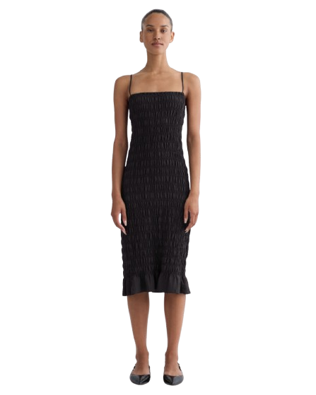 The Smocked Column Dress 