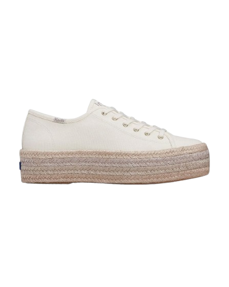 Triple Up Canvas Jute Foxing Veterschoen