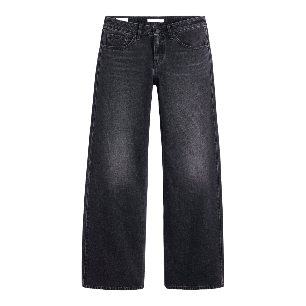 Niedrige, lockere Jeans