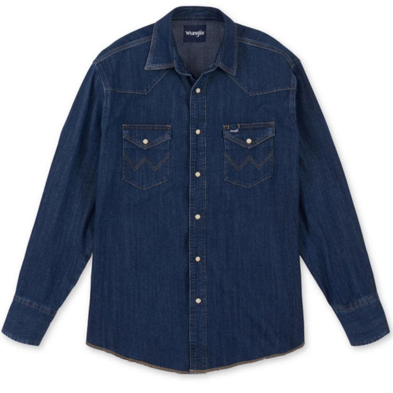 【DEARMINE】Bella Western Denim Shirt Western Denim Shirt in Dolly | 7 For All Mankind
