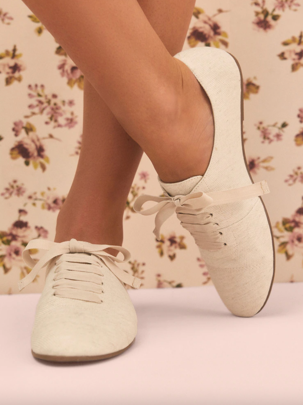 Natural Tabitha Simmons x Next Dilly Round Slim Jazz Shoes
