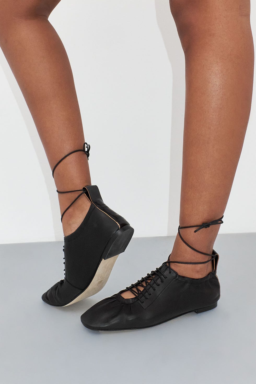 Consuelo Black Lace Ballerinas
