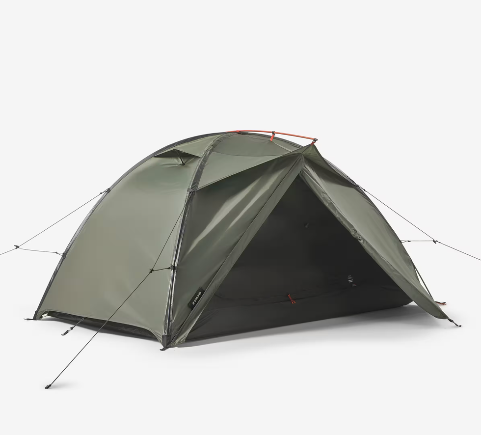 Tenda trekking MT500 kaki | 2 posti