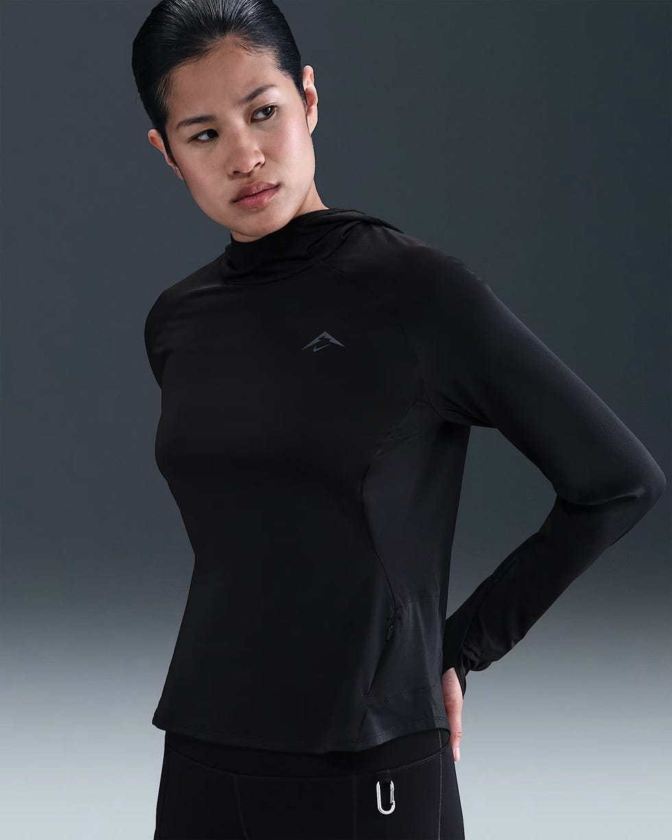 Nike Trail Capo midlayer con cappuccio e protezione UV Donna
