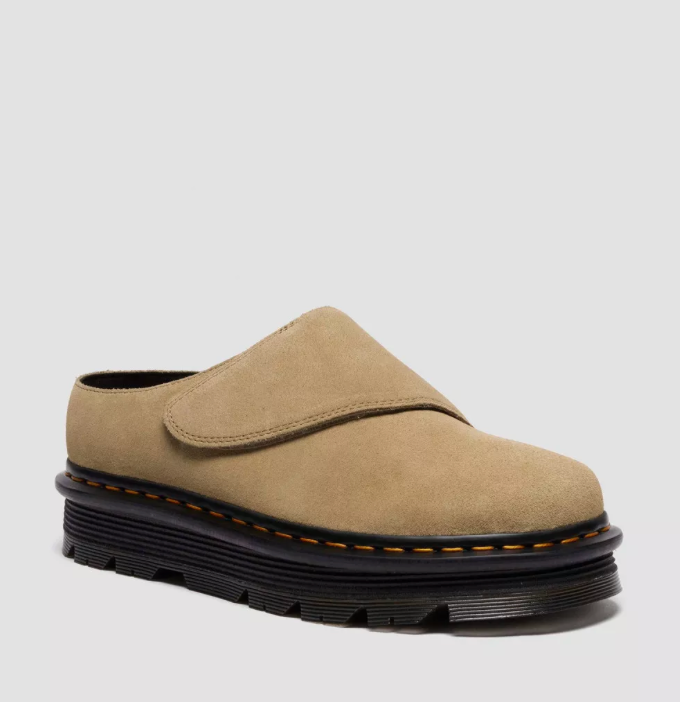Zebzag Anywair Suede Mules in Savannah Tan 