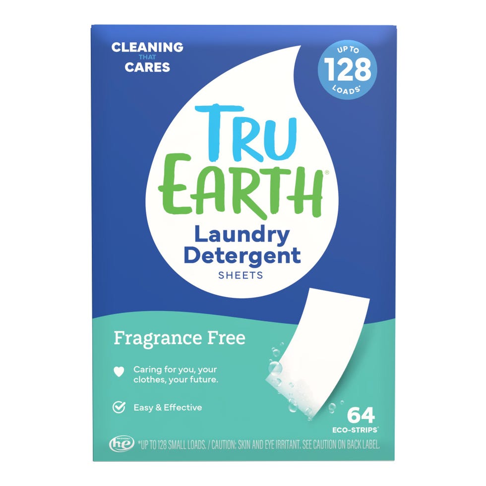 Tru Earth Eco-Strips Laundry Detergent (Fragrance-Free), 64 Loads