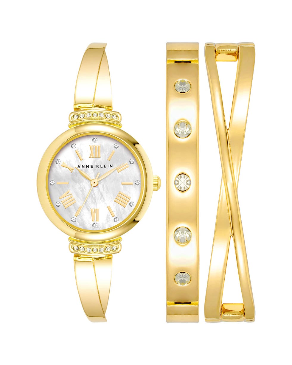 Women's Bangle Watch and Bracelet Set